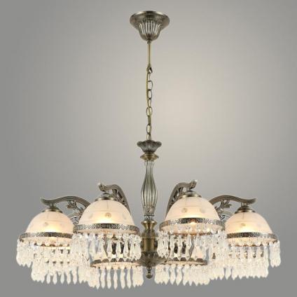 Люстра 20218/8 AB бронза 8x40W E27 d700 h690 crst, 24